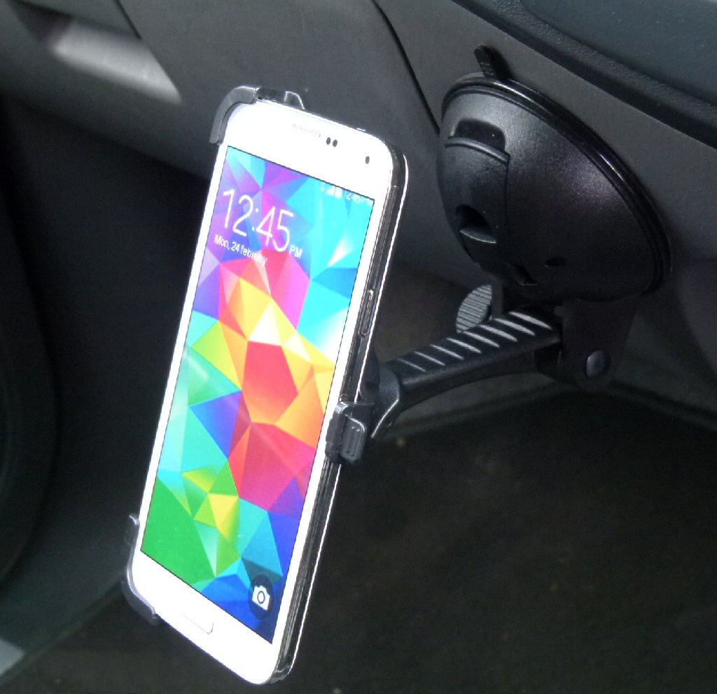 Multisurface Car Dashboard - Desk Suction Mount for Galaxy S5 (sku 19397)