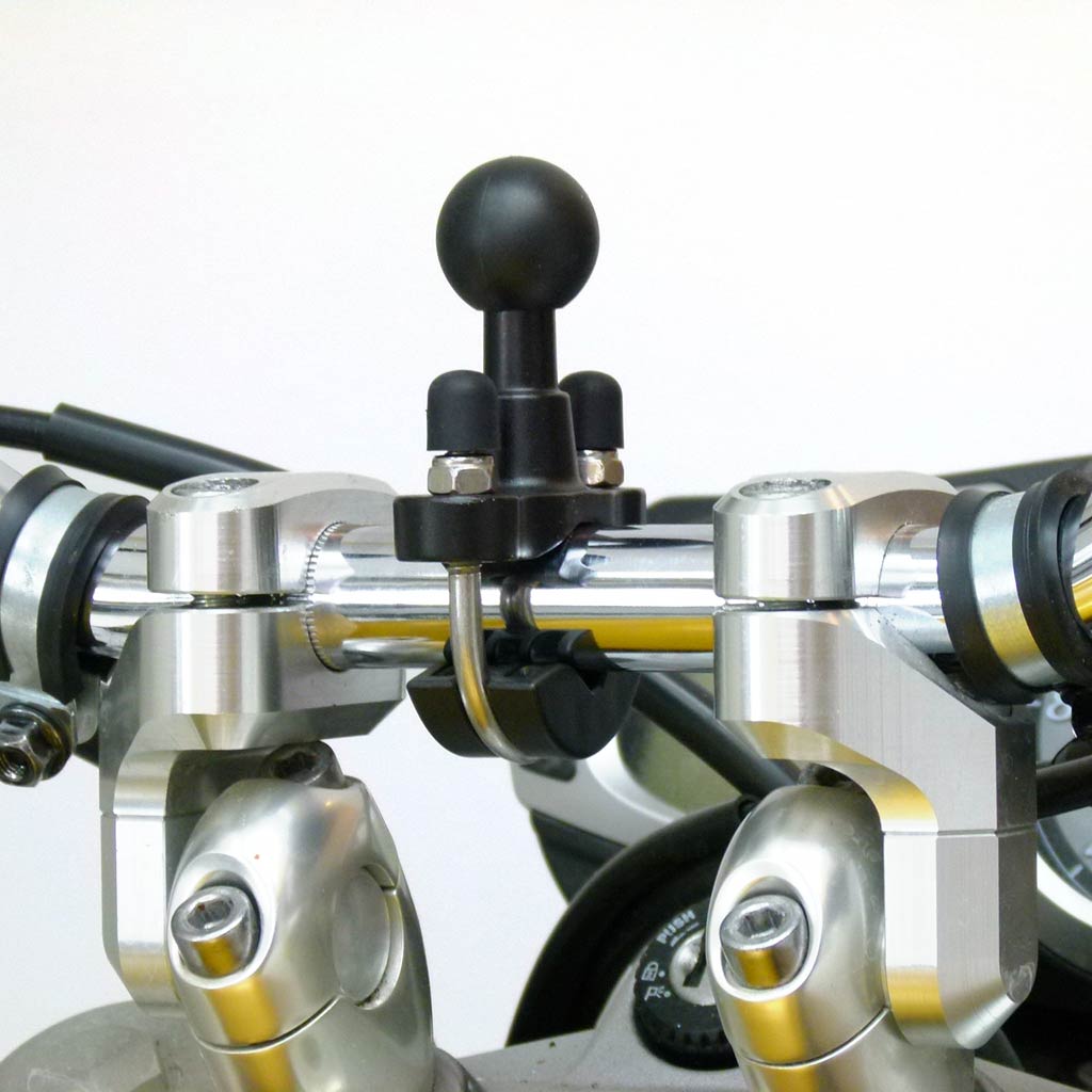 Metal U-Bolt Handlebar Mount with AMPS Adapter for TomTom Rider 410 (sku 34711)