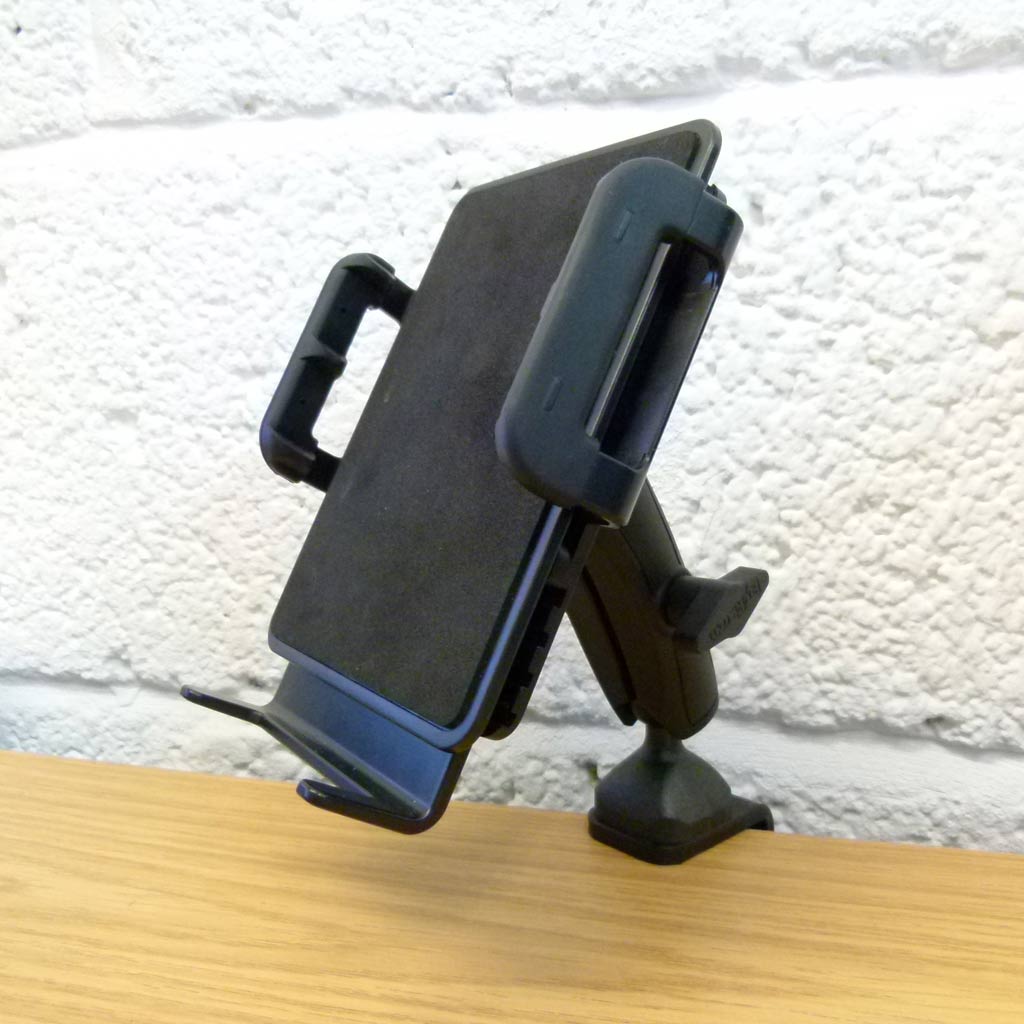 Heavy Duty Adjustable C-Clamp Music Stand - Counter Top Mount for Tesco Hudl 1 - 2 (sku 31823)