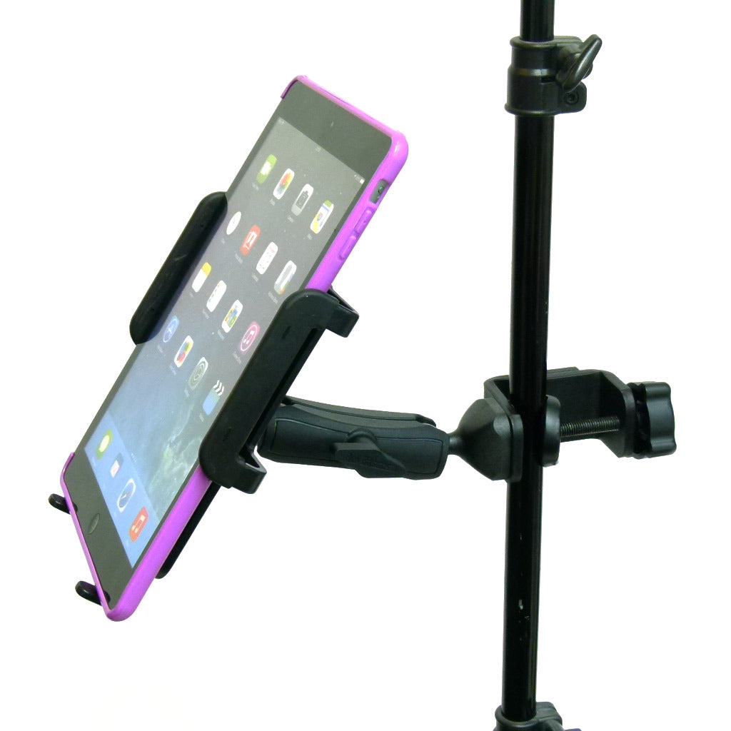 Heavy Duty Adjustable Clamp Music Stand - Counter TopTablet Mount for Amazon Fire HD 10.1" (sku 33042)