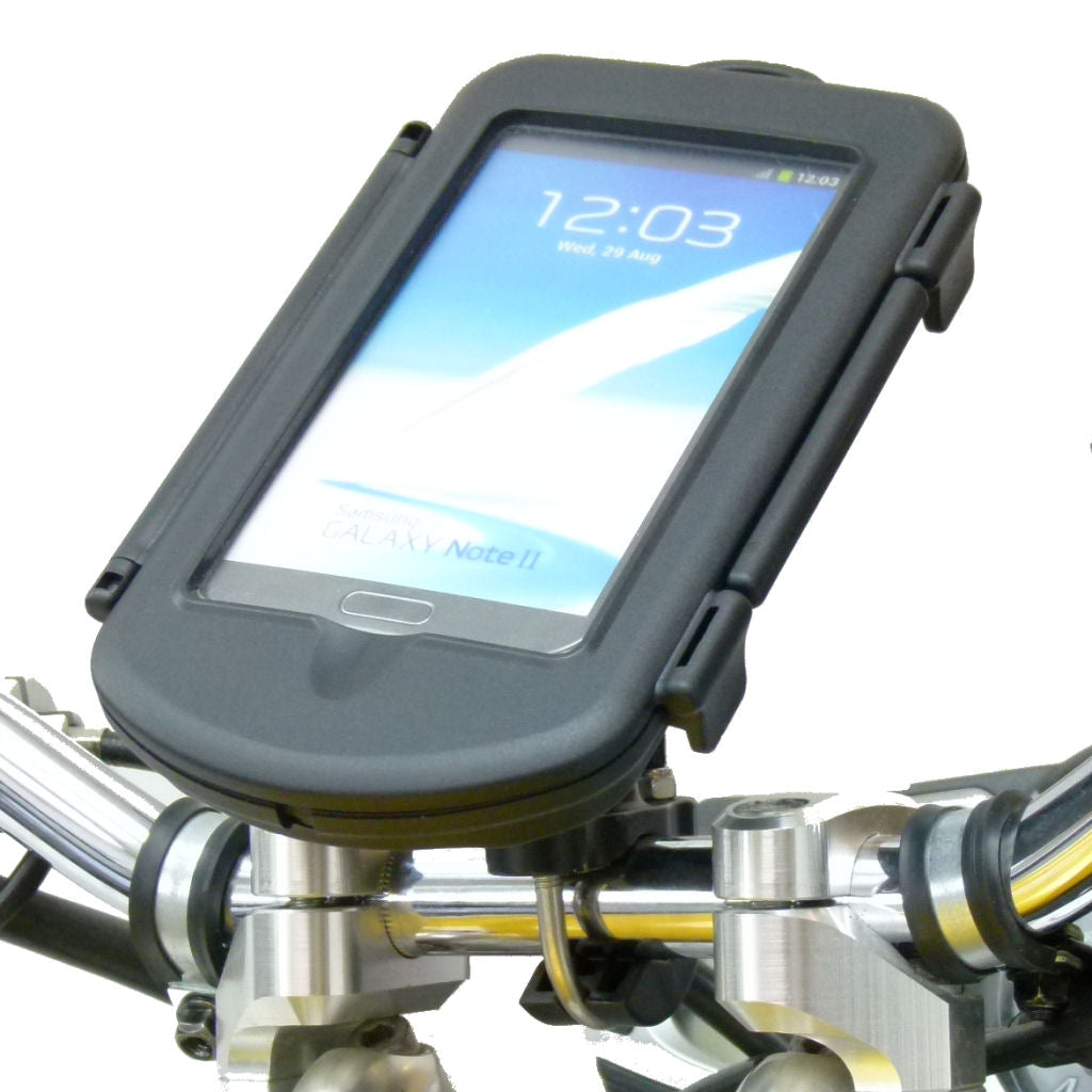 Motorcycle U-bolt Mount &amp; Waterproof Cases for Samsung Galaxy Note 2 II (sku 31871)