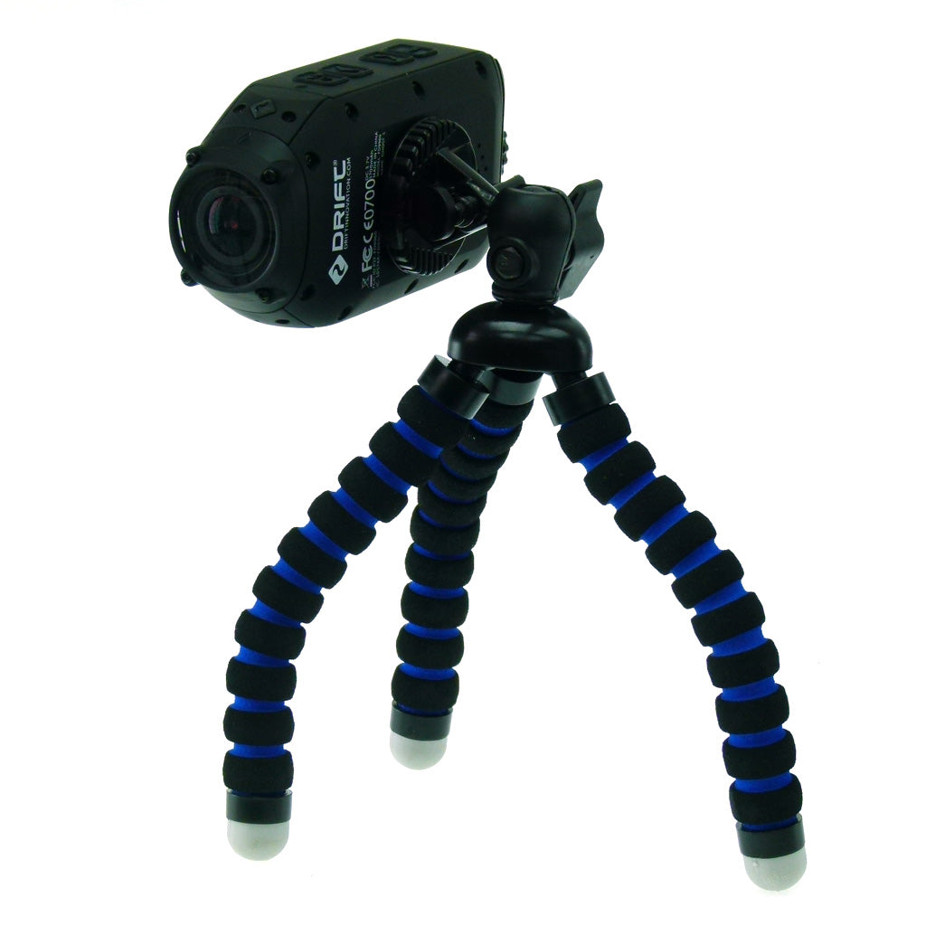 Arkon CMPTRI Flexible Video Camera Tripod with 1-4”-20 Thread Screw pattern for Drift Ghost (sku 31912)