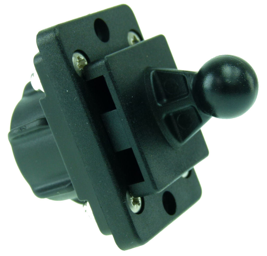 BuyBits Compact 1" (25mm) Socket to 17mm Adapter fits RAM Motorcycle Mounts to Garmin Nuvi GPS SatNav Holders - Cradles (sku 31925)