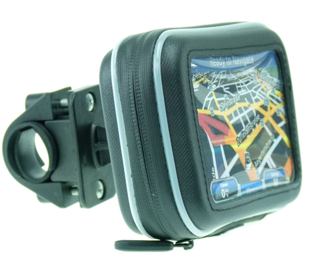 Waterproof Bike Motorcycle Handlebar Satnav Mount for Garmin Nuvi 42LM (sku 31935)
