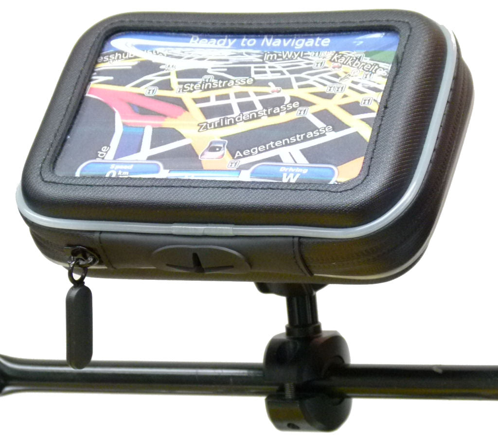 Waterproof Motorcycle Bike Crossbar Mount for Garmin Nuvi 42LM (sku 31937)