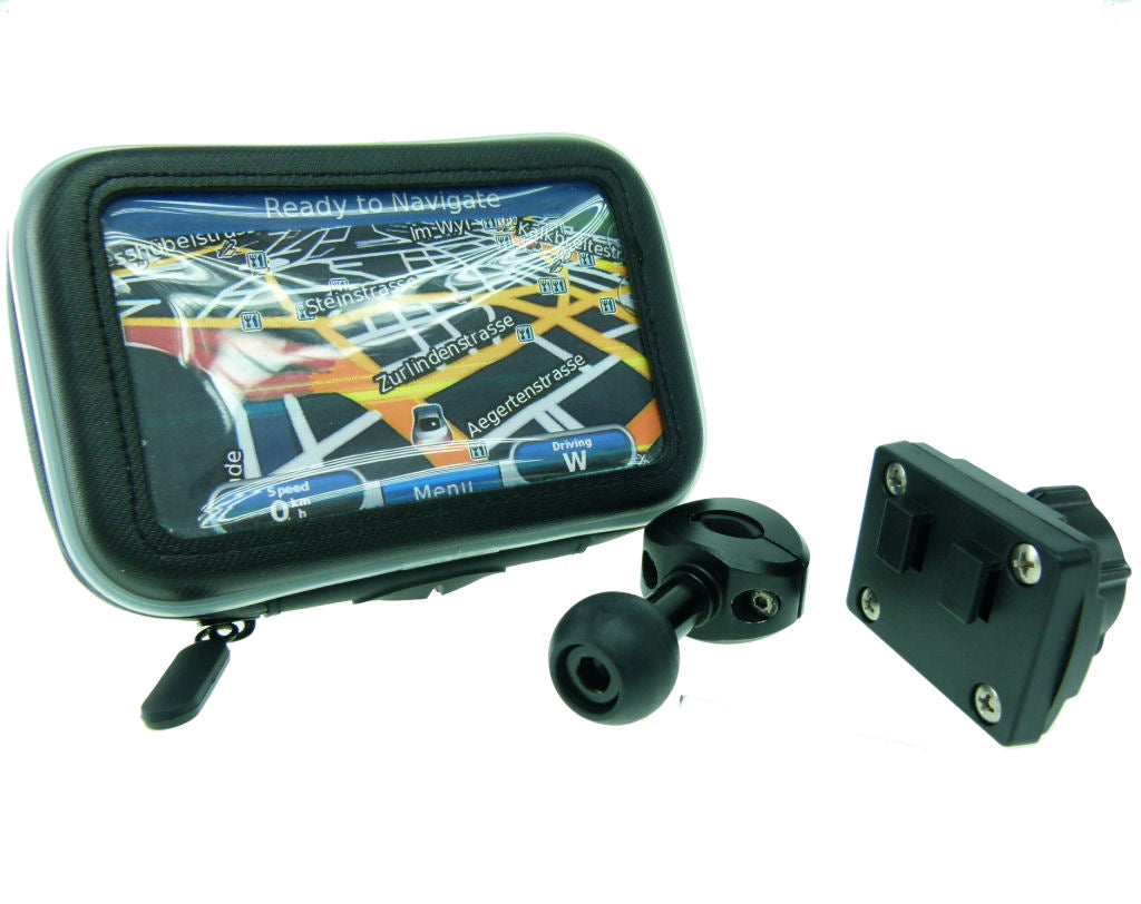 Waterproof Motorcycle Bike Crossbar Mount for Garmin Nuvi 42LM (sku 31937)