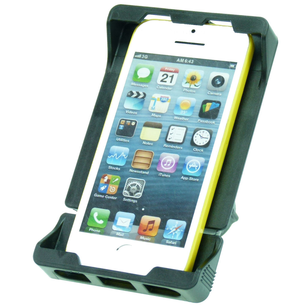 TiGRA Sport Mount Case Universal 5 with Rain Guard for Phones 4.83" - 6.17" &amp; 1" Socket Adapter (sku 31941)