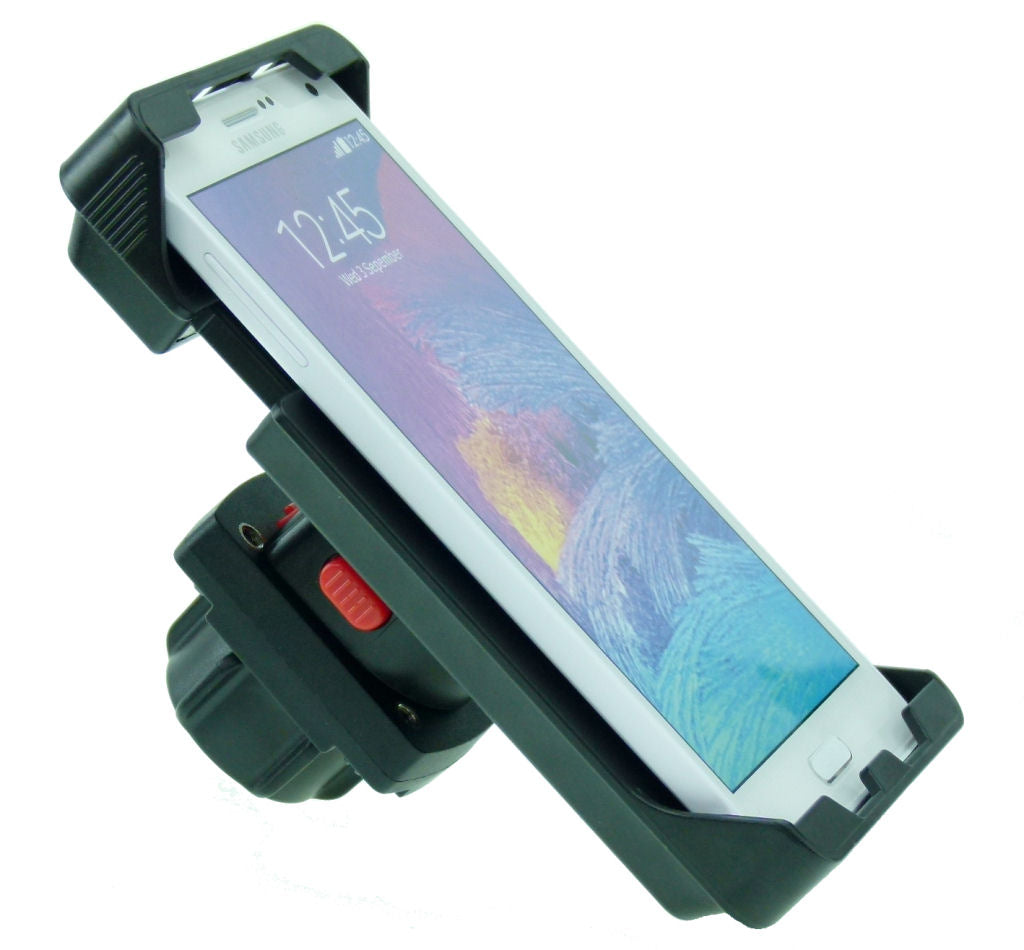 TiGRA Sport Mount Case 6 with Rain Guard fits Galaxy Note 4 &amp; 1" Socket Adapter (sku 31948)