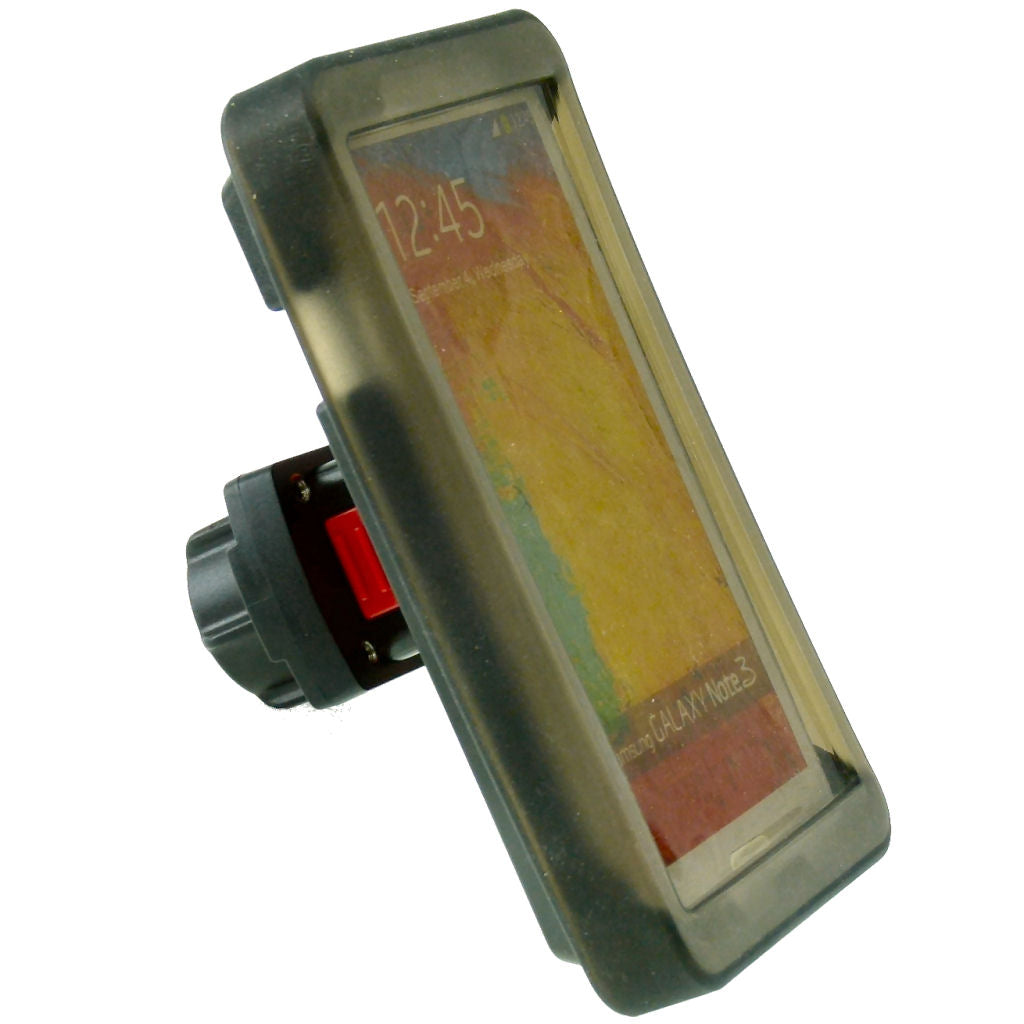 TiGRA Sport Mount Case 6 with Rain Guard fits Galaxy Note 3 &amp; 1" Socket Adapter (sku 31949)