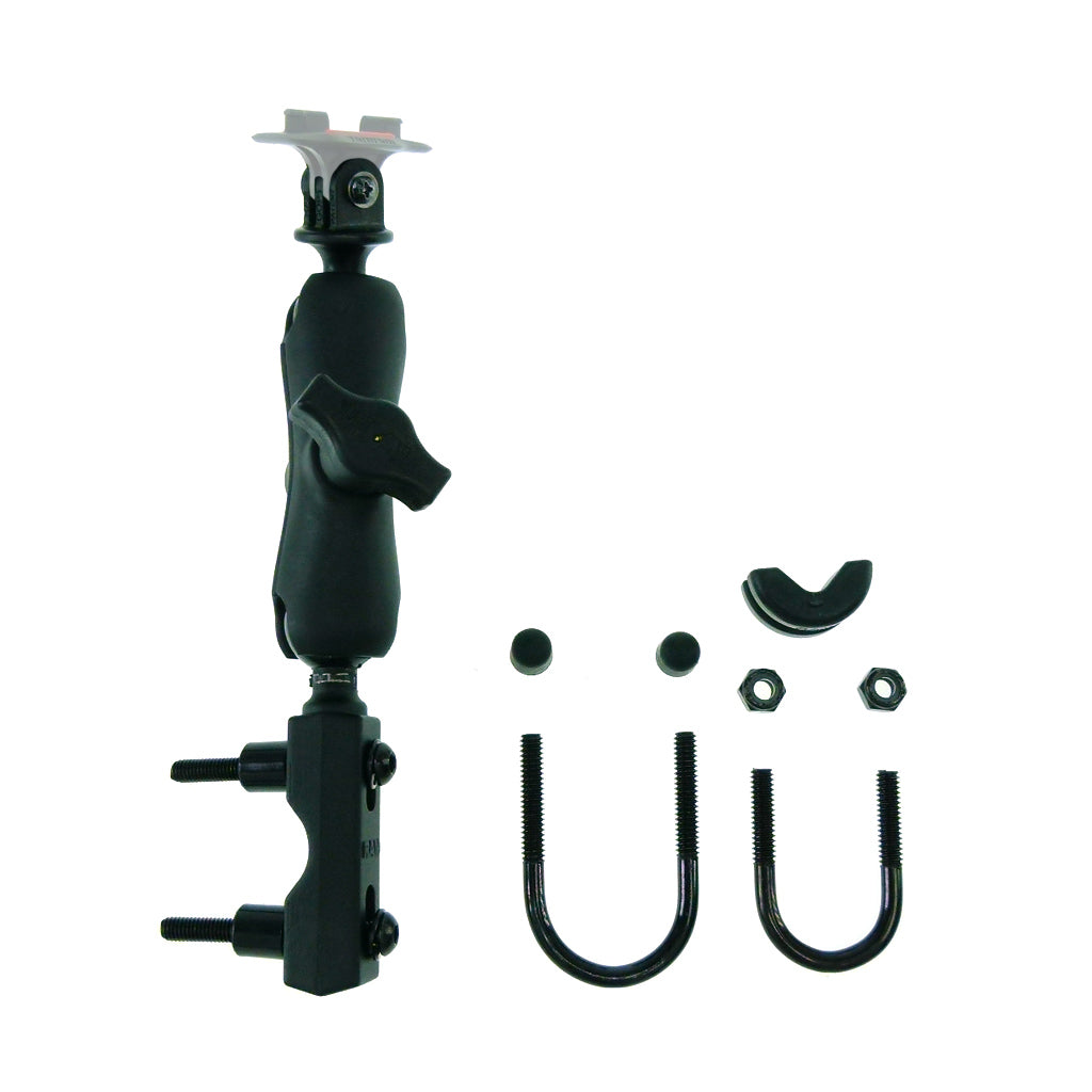 Ram Combination Brake-Clutch Reservoir U-Bolt Mount with Standard Double Socket Arm for TomTom Bandit GoPro adaptor (sku 31993)