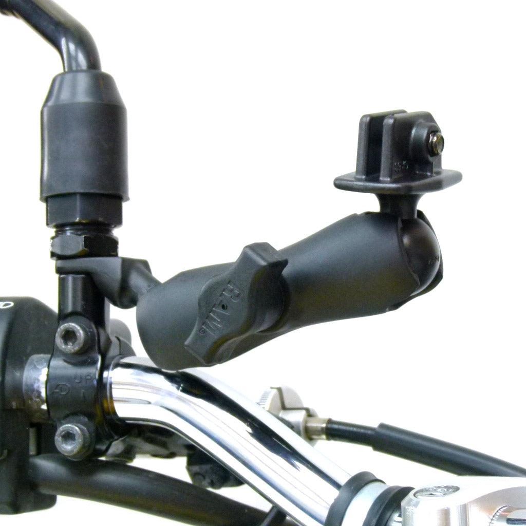 Motorcycle 9mm Hole Mount Base &amp; Standard Arm for Garmin VIRB™ (sku 32004)