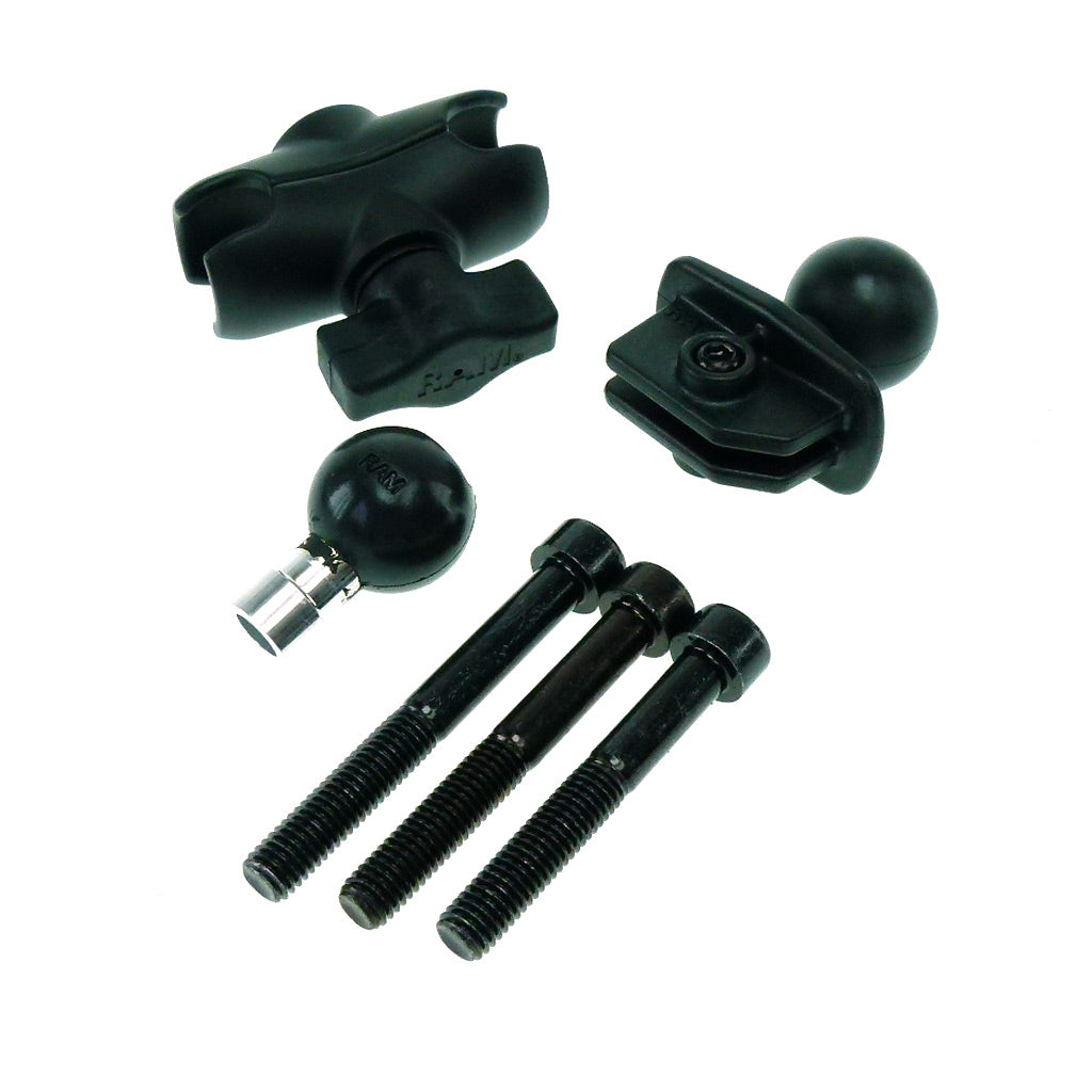 Motorcycle Handlebar Clamp M8 &amp; Short Arm for the Garmin VIRB™ (sku 32006)