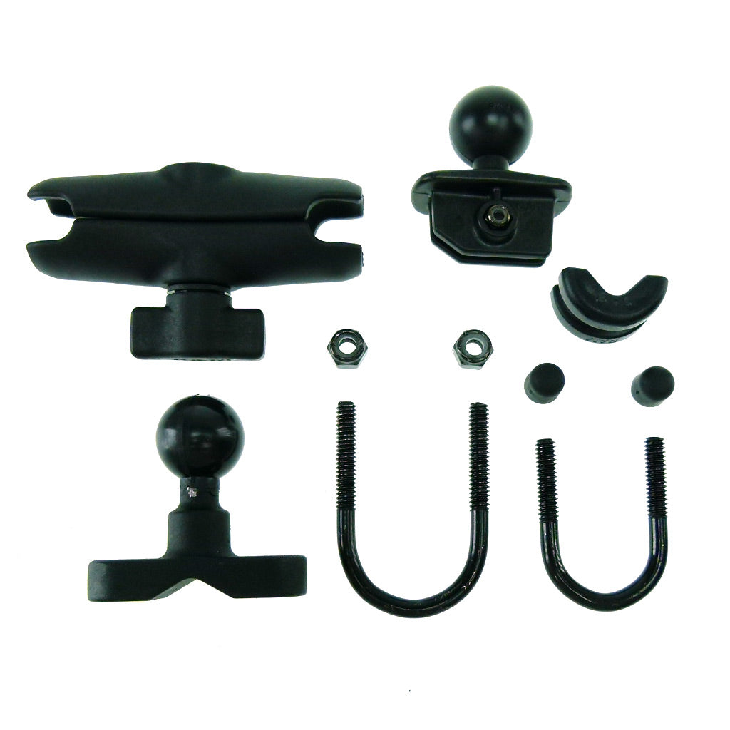 RAM Custom GoPro Hero Adapter with Double Socket Arm and U-Bolt Handlebar Rail Mount (sku 18470)