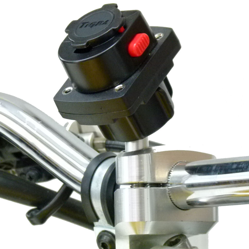 TiGRA MountCase Bundle with Motorcycle M8 Top Clamp Mount for iPhone 7 (sku 35778)