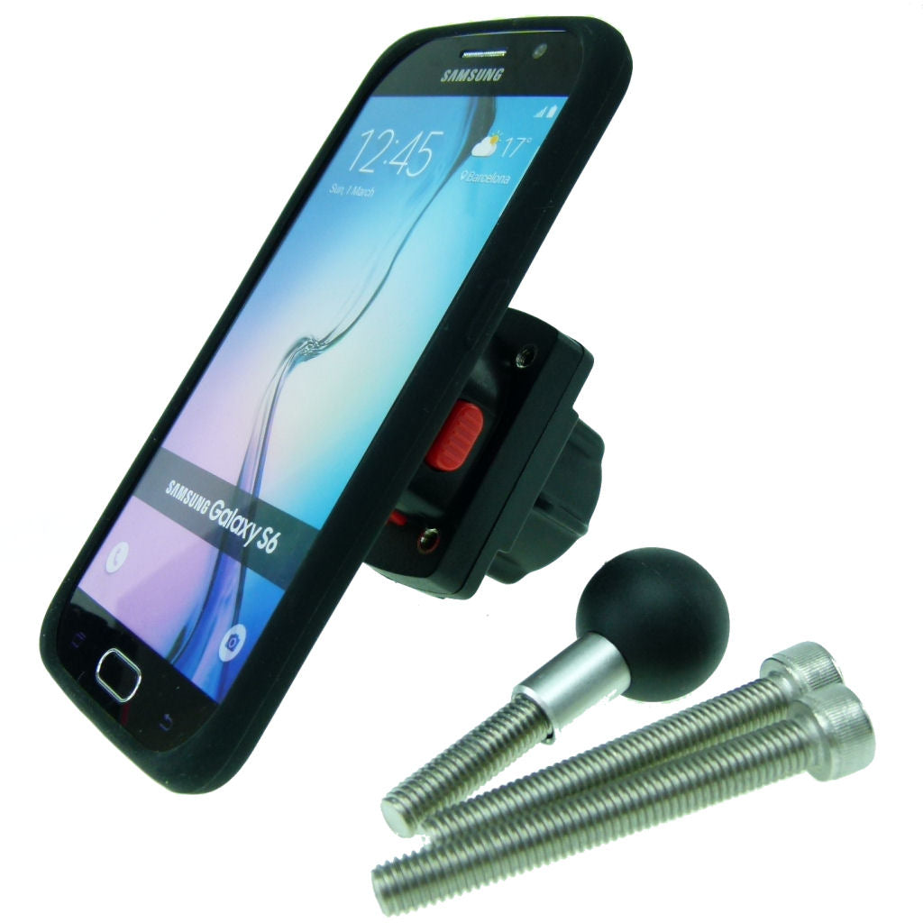 TiGRA MountCase Bundle with Motorcycle M8 Top Clamp Mount for Samsung Galaxy S6 (sku 32017)