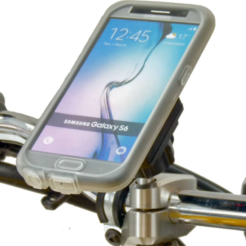 TiGRA MountCase Bundle with Motorcycle M8 Top Clamp Mount for Samsung Galaxy S6 (sku 32017)