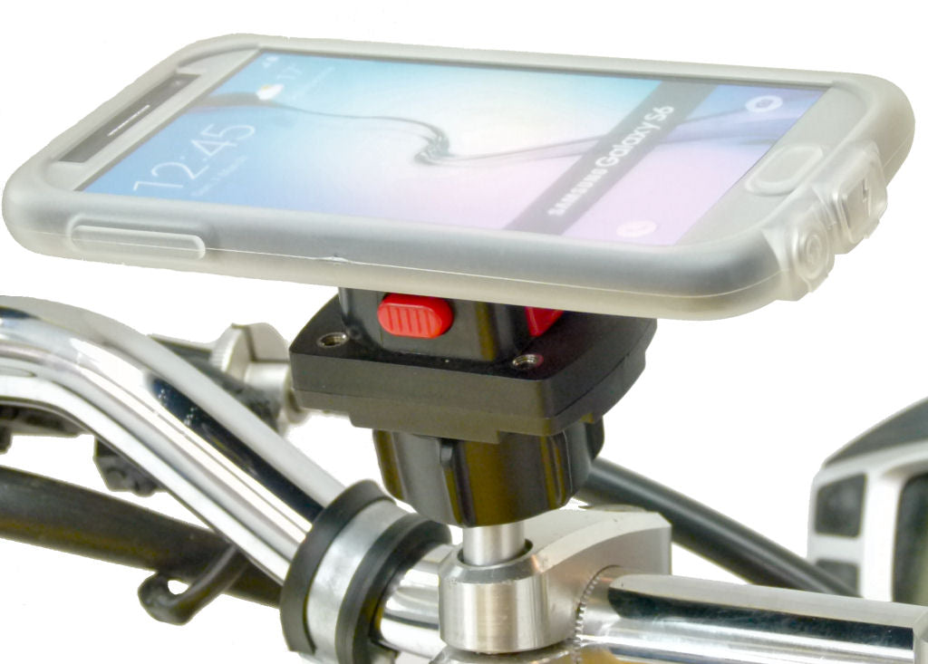 TiGRA MountCase Bundle with Motorcycle M8 Top Clamp Mount for Samsung Galaxy S6 (sku 32017)