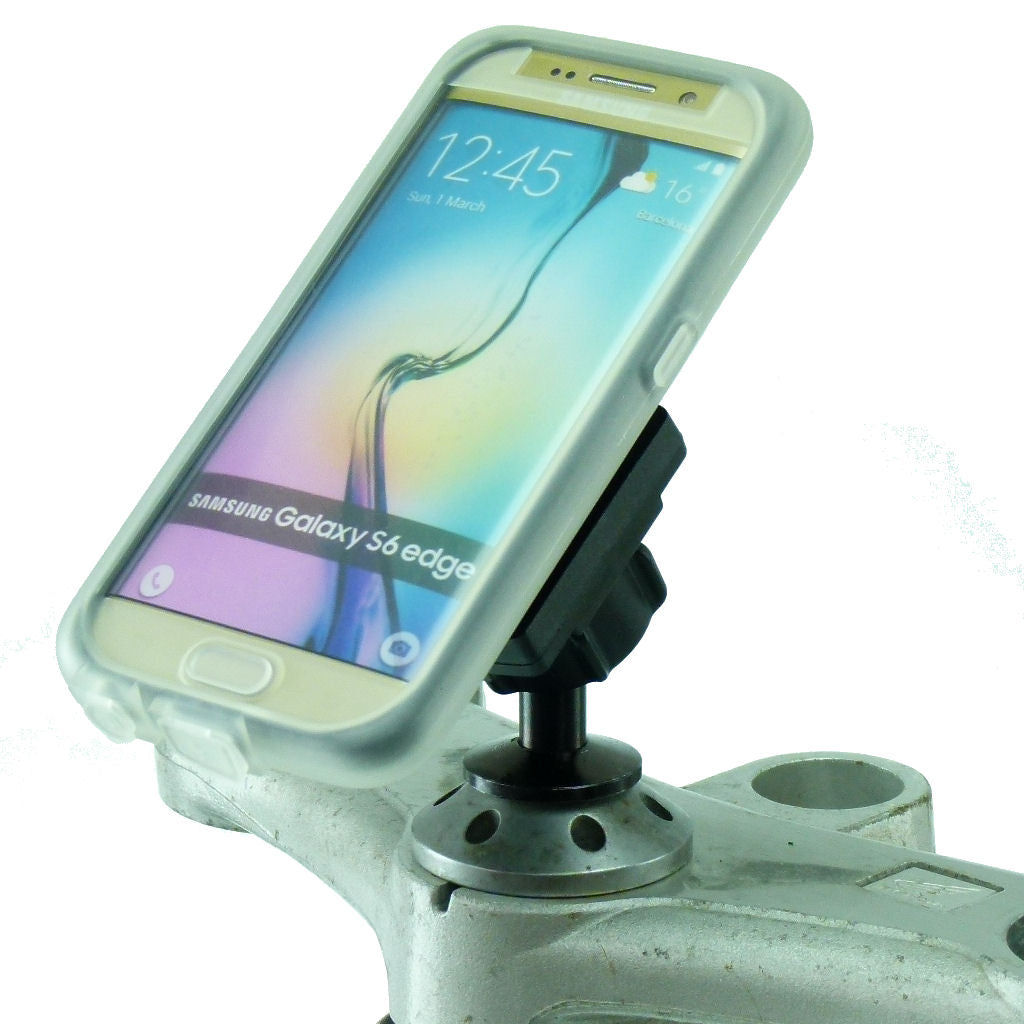 TiGRA MountCase for Samsung Galaxy S6 Edge Motorcycle Stem Mount fits Honda Blackbird - Kawasaki (sku 32021)