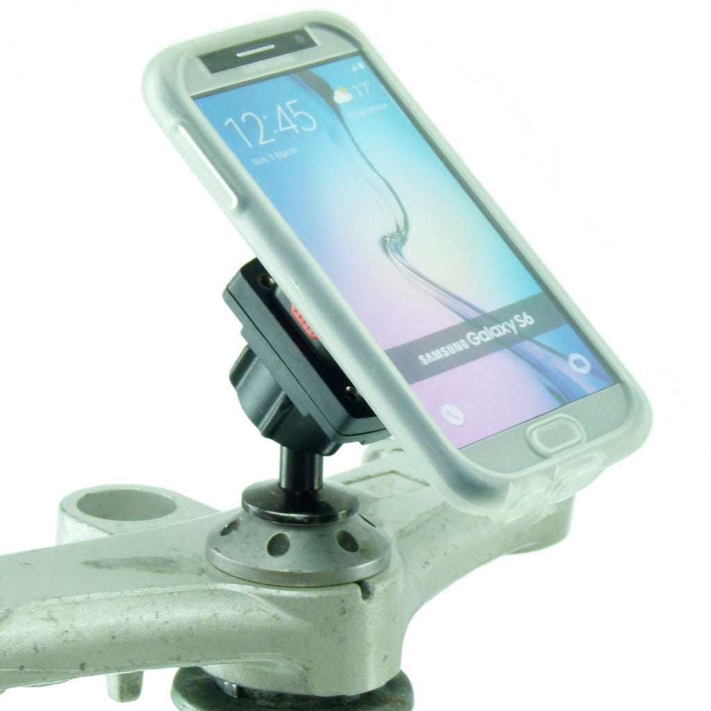 TiGRA MountCase for Samsung Galaxy S6 &amp; 12mm Motorcycle Stem Mount fits Honda Blackbird - Kawasaki (sku 32020)