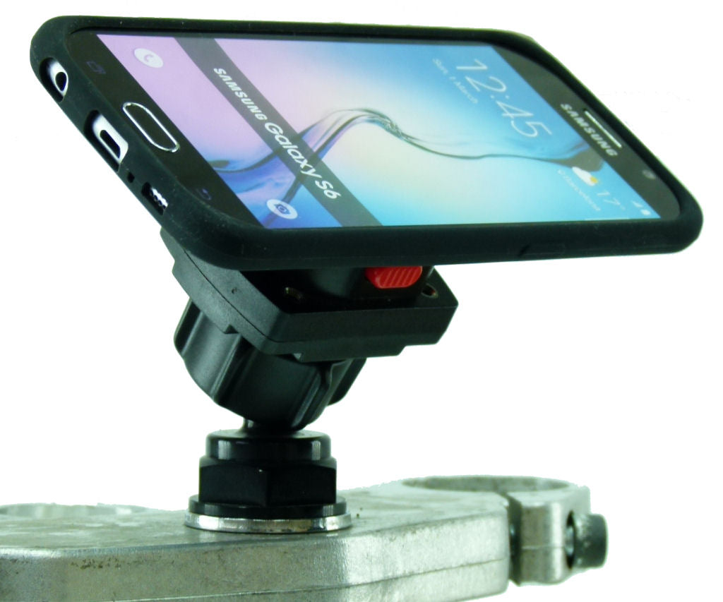 Yoke 40 Motorcycle Nut Mount &amp; TiGRA MountCase Holder for Samsung Galaxy S6 (sku 32025)