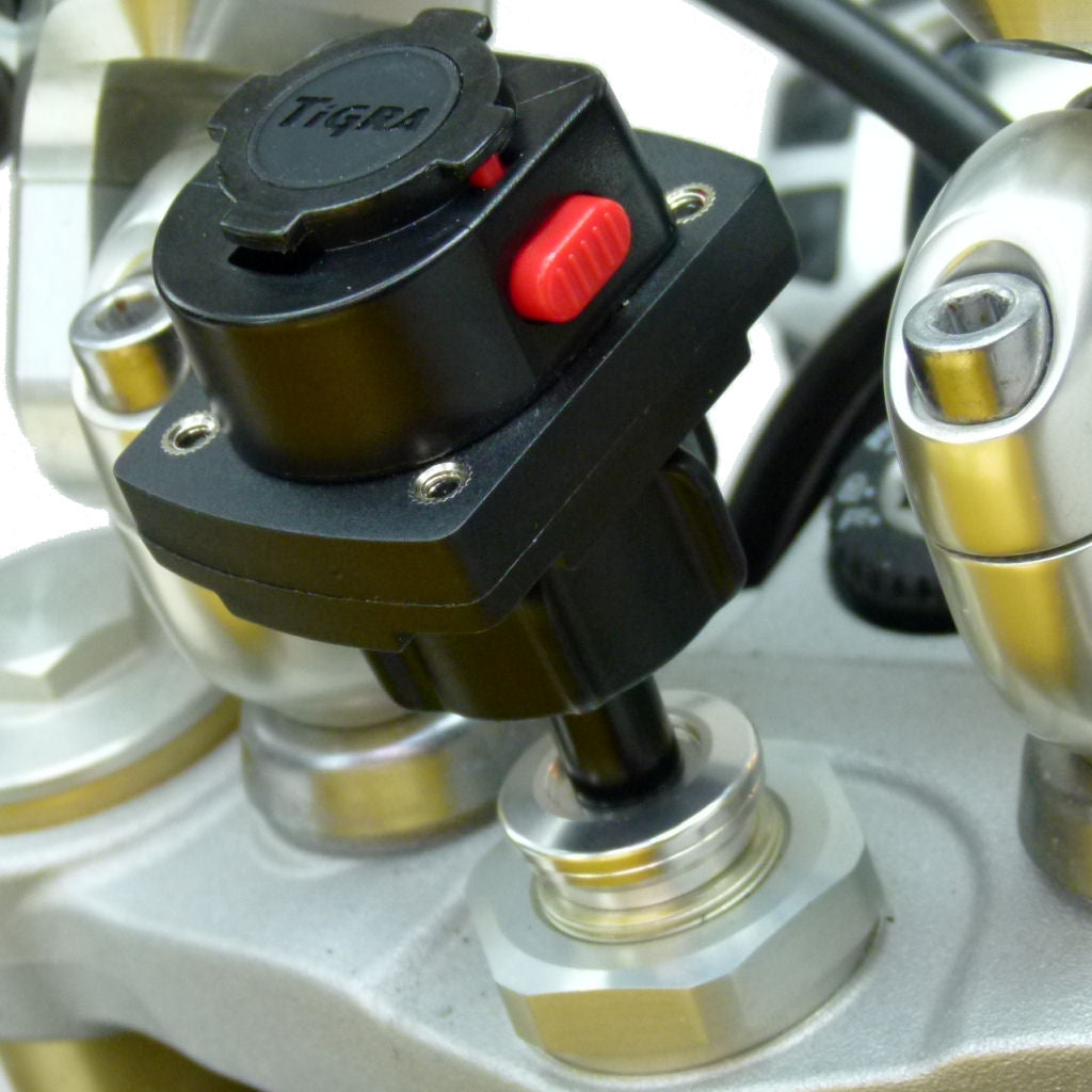 20.5-24.5mm Motorcycle Fork Stem Yoke Mount &amp; TiGRA Case for iPhone 6 (sku 45755)