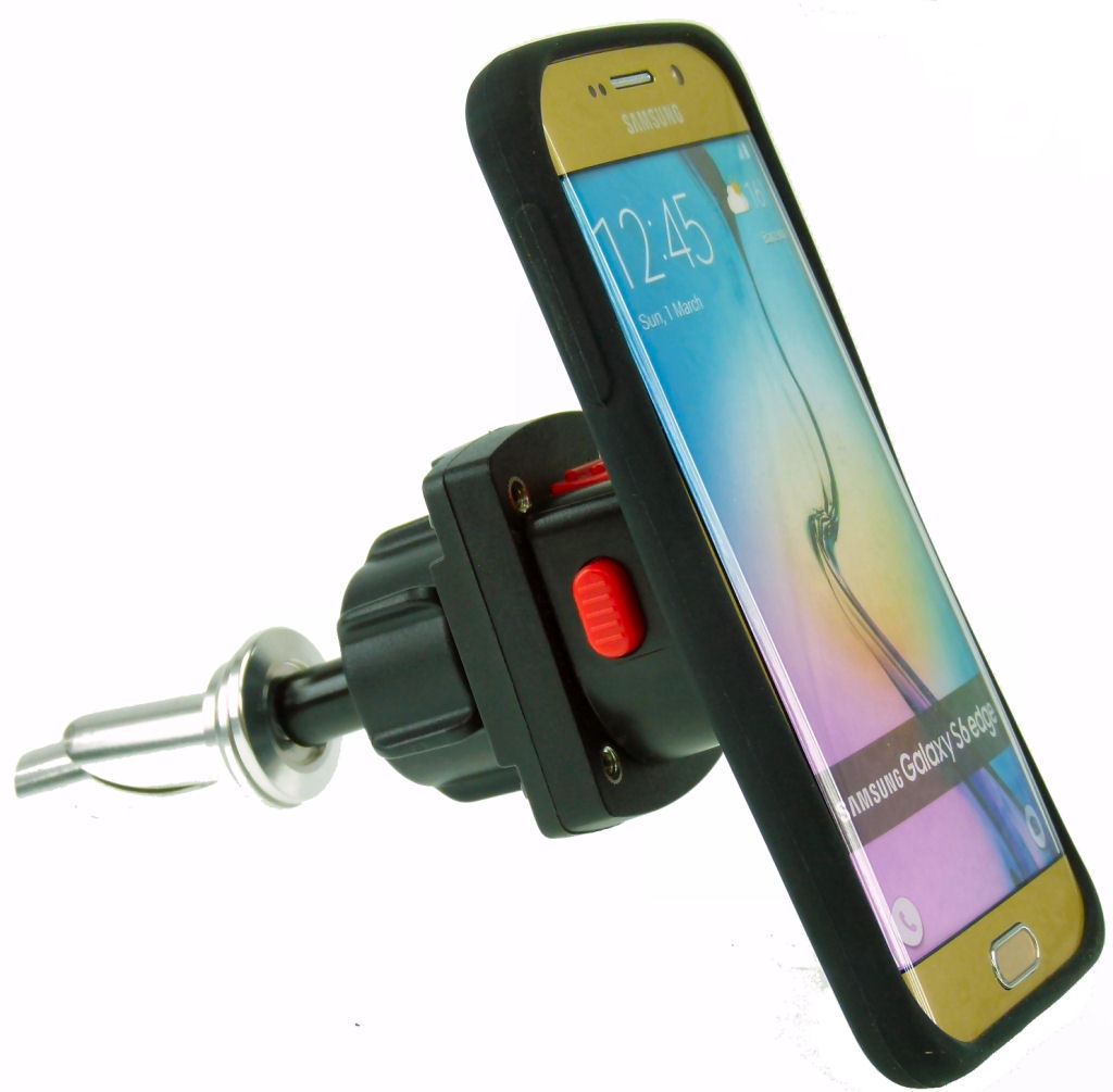 17.5-20.5mm Motorcycle Fork Stem Yoke Mount &amp; TiGRA Case for Samsung Galaxy S7 Edge (sku 46431) - BuyBits Ltd UK