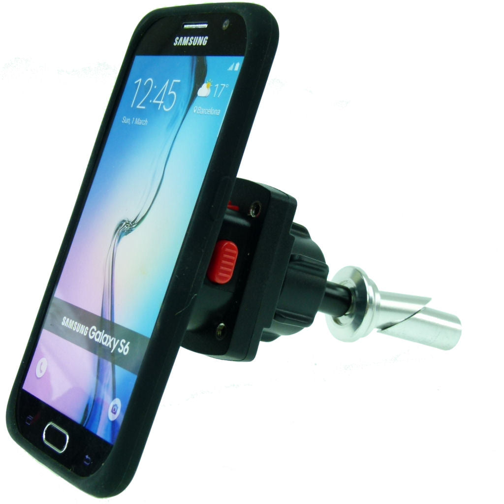 17.5-20.5mm Motorcycle Fork Stem Yoke Mount &amp; TiGRA Case for Samsung Galaxy S6 (sku 32035)