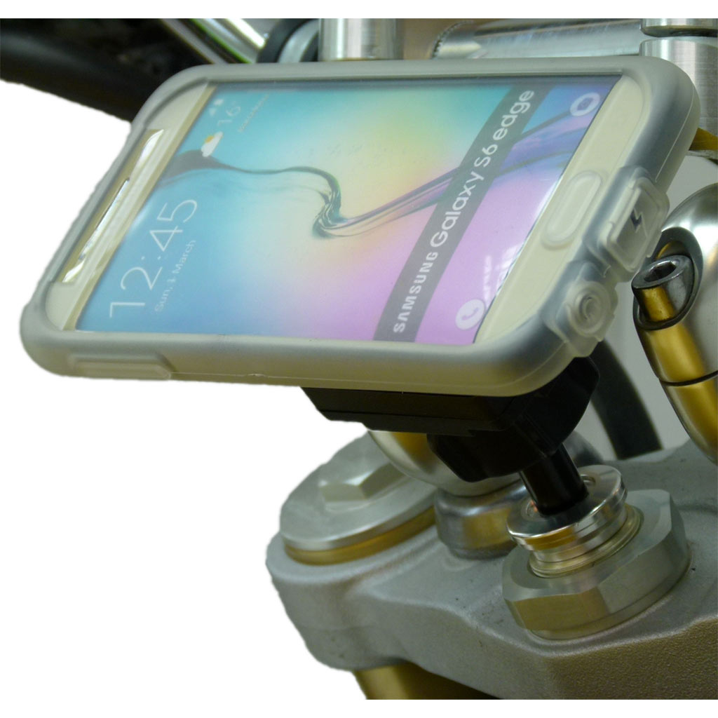 15-17mm Motorcycle Fork Stem Yoke Mount &amp; TiGRA Case for Samsung Galaxy S6 EDGE (sku 32038)
