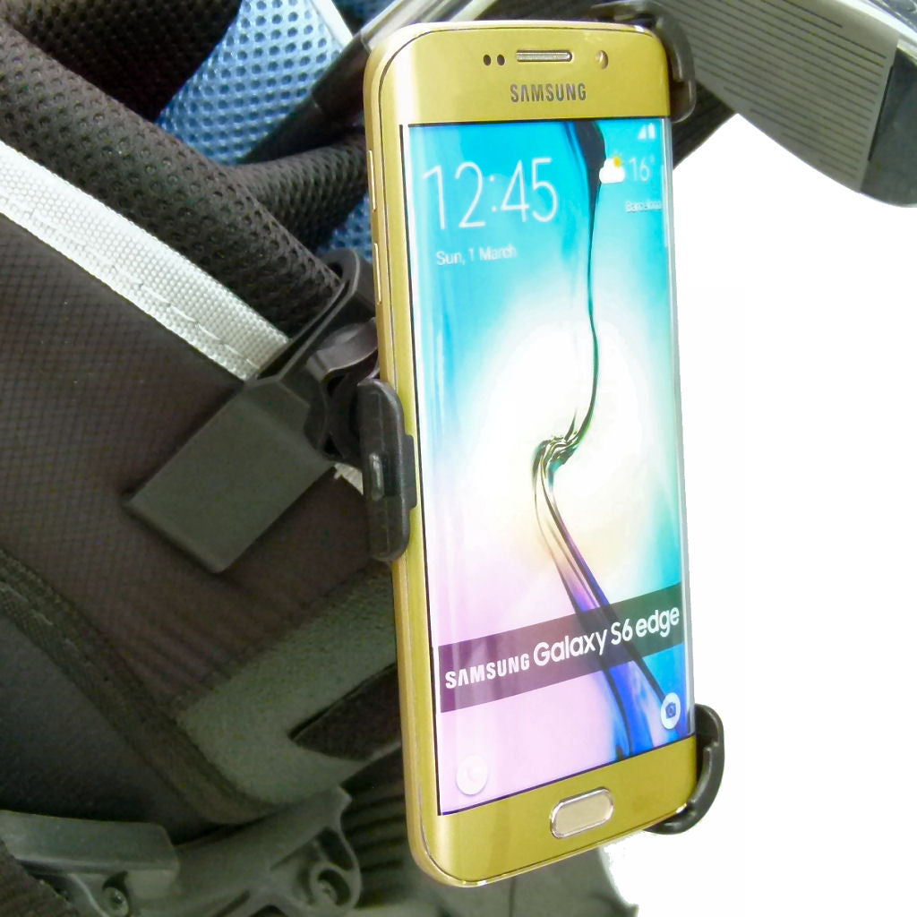 Dedicated Golf Bag Clip Phone Mount for Samsung Galaxy S6 Edge (sku 32047)