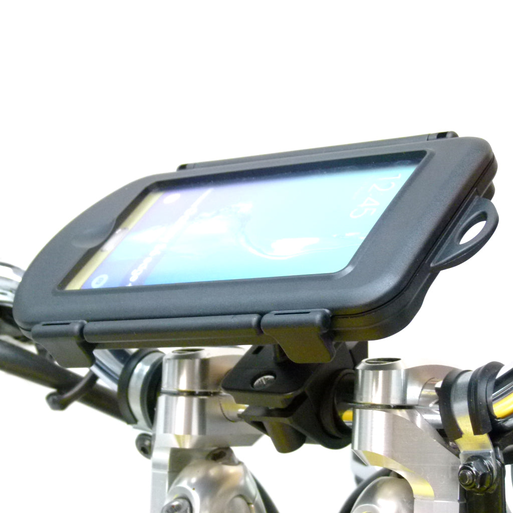 Motorcycle Handlebar Mount & Waterproof Case for Samsung Galaxy S6 Edge + Plus (sku 32332)