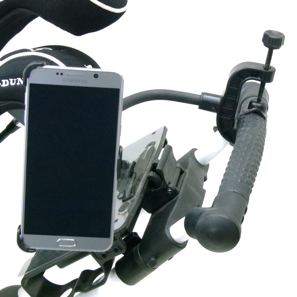 Golf Trolley Cart Clamp Phone Mount for Samsung Galaxy Note 5 (sku 32480)