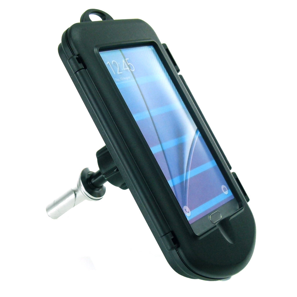13.3-14.7mm Motorcycle Yoke Stem Mount with Waterproof Case for Samsung Galaxy Note 5 (sku 32486)