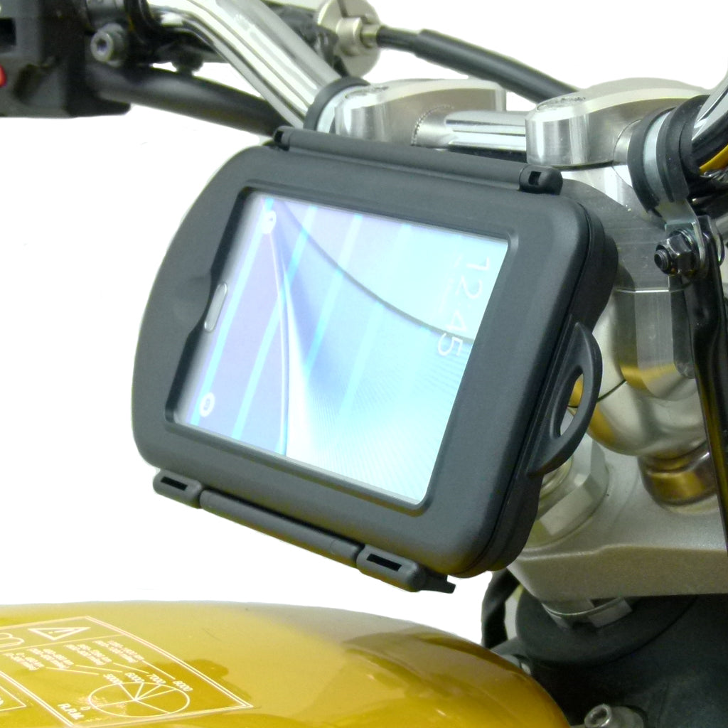 15mm-17mm Motorcycle Yoke Stem Mount with Waterproof Case for Samsung Galaxy Note 5 (sku 32485)
