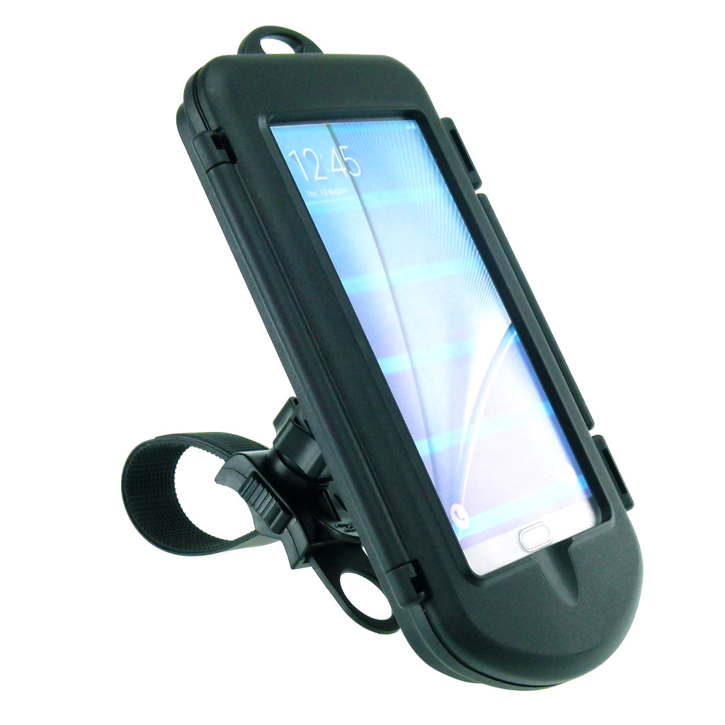 Motorcycle Locking Strap Mount &amp; Waterproof Cases for Samsung Galaxy Note 5 (sku 32490)