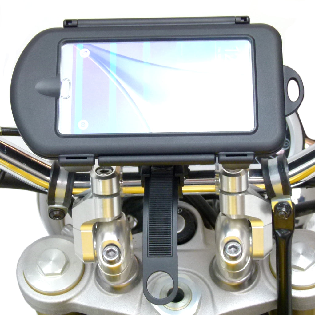 Motorcycle Locking Strap Mount &amp; Waterproof Cases for Samsung Galaxy Note 5 (sku 32490)