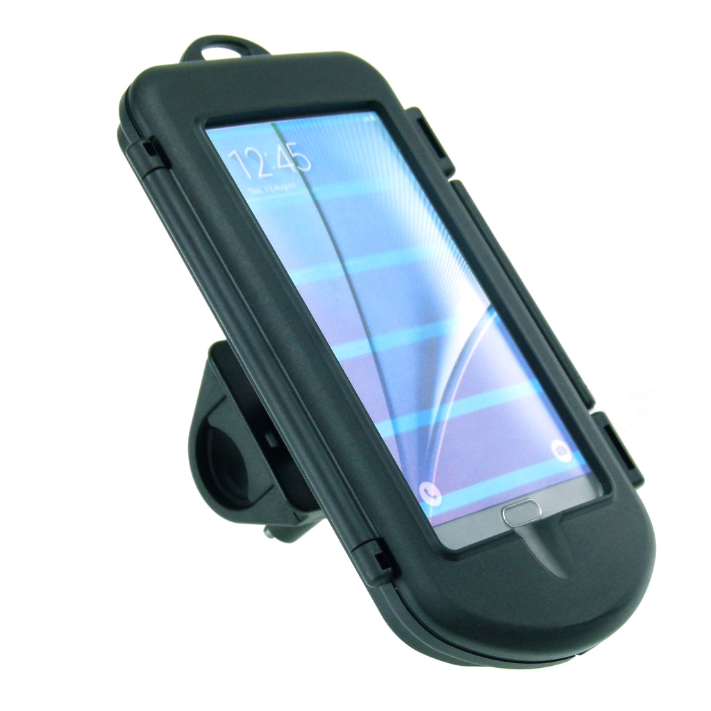 Motorcycle Handlebar Mount &amp; Waterproof Case for Samsung Galaxy Note 5 (sku 32489)