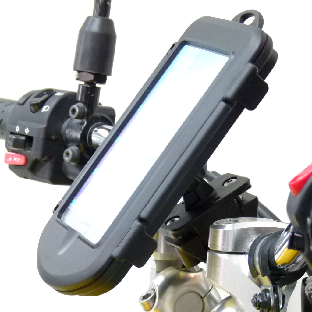 Motorcycle Handlebar Mount &amp; Waterproof Case for Samsung Galaxy Note 5 (sku 32489)
