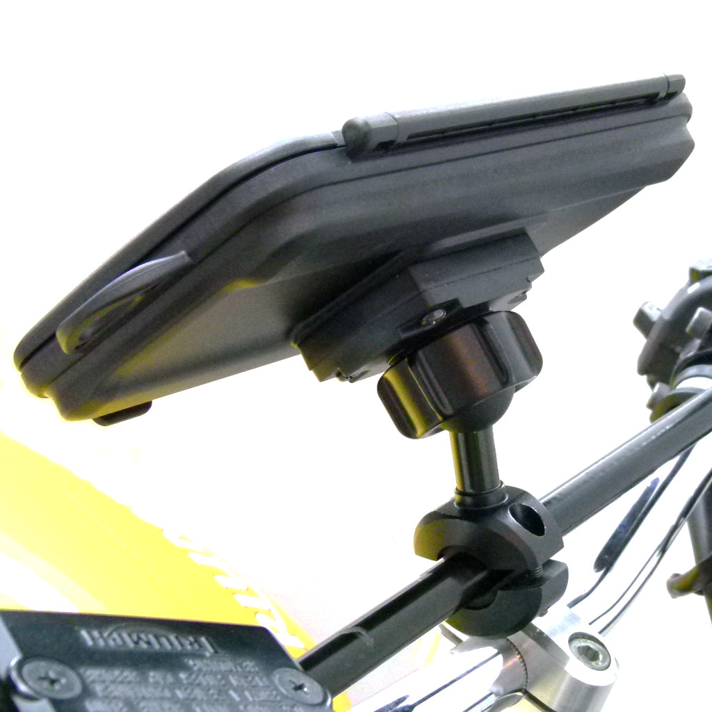 Motorcycle Rail - Crossbar Mount &amp; Waterproof Case for Samsung Galaxy Note 5 (sku 32493)