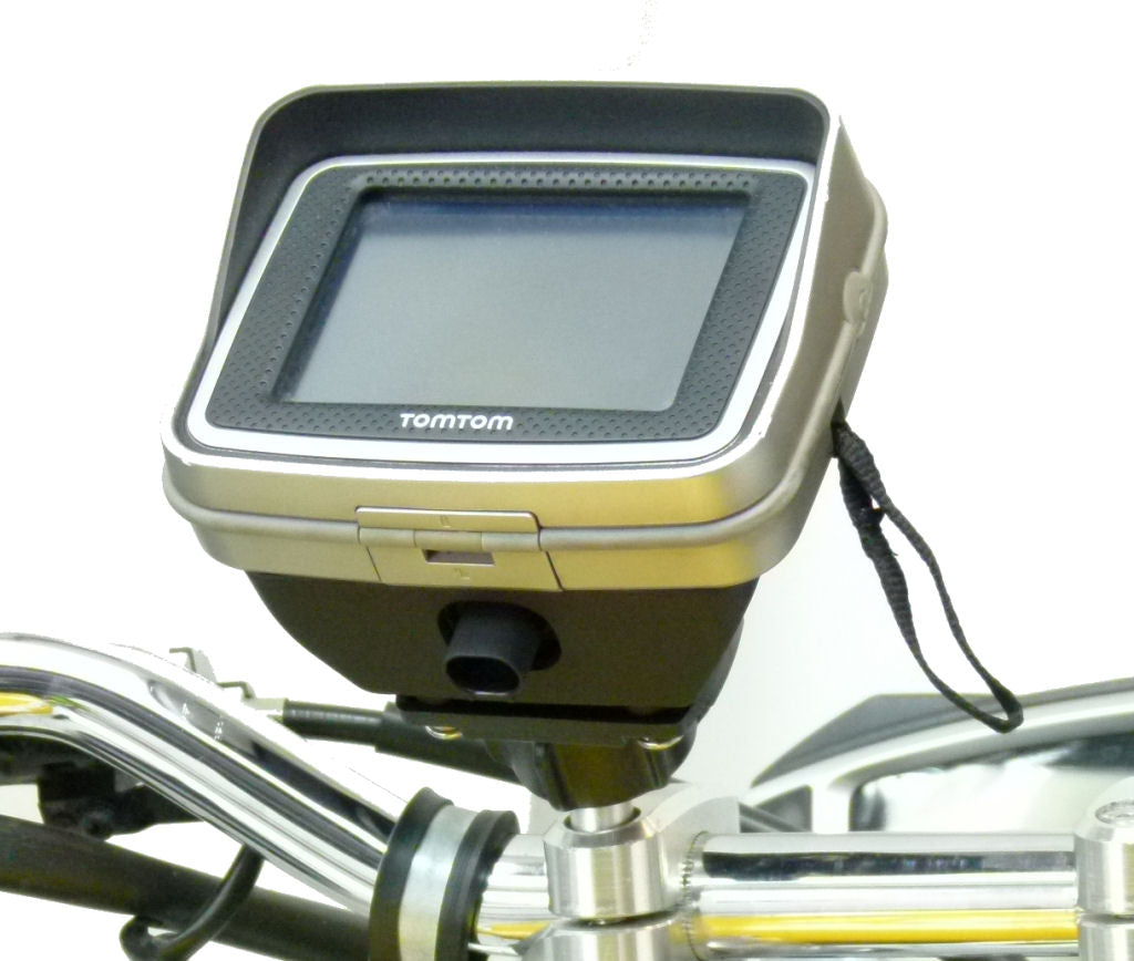 BuyBits Powered Dock &amp; Charger with M8 Motorcycle Handlebar Clamp Mount for TomTom Rider 2 (sku 32906)