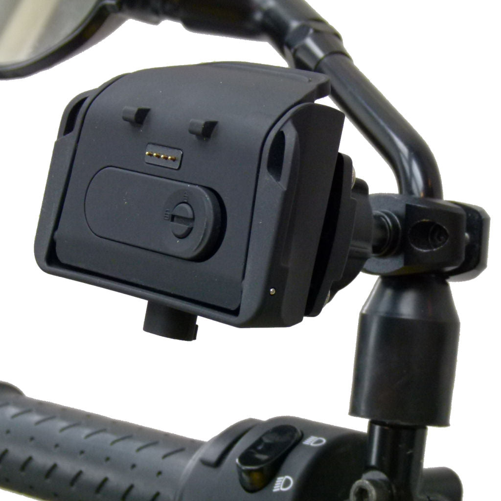 BuyBits Powered Motorcycle Mirror Mount Dock for TomTom Urban Rider (sku 32910)