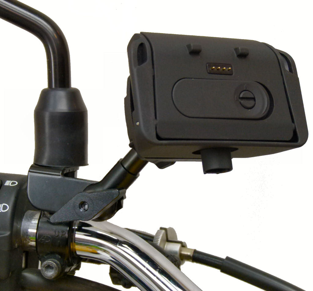 BuyBits Powered Motorcycle M8-M10 Hole Mirror Mount DocK Holder for TomTom Urban Rider (sku 32913)