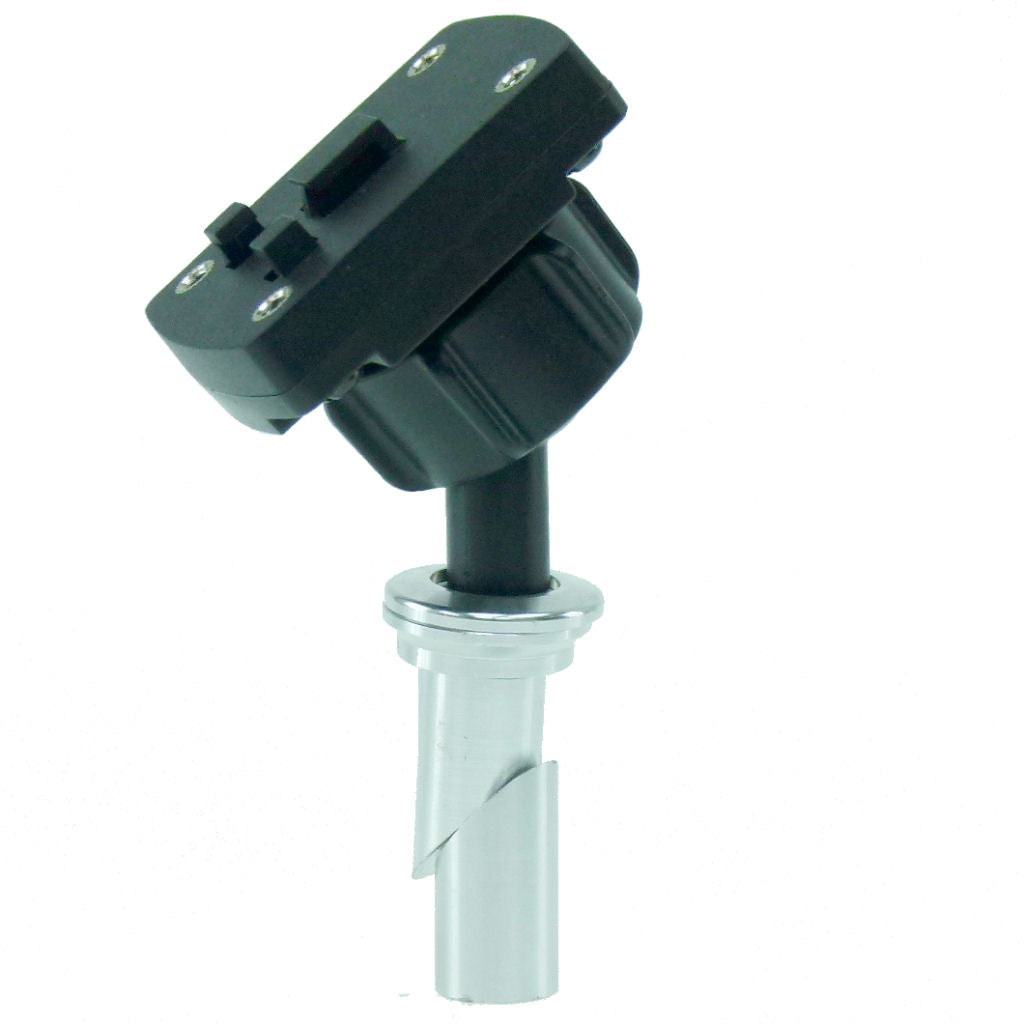 15-17mm Motorcycle Fork Stem Yoke Mount with 3 Prong Adapter fits Interphone Cases (sku 33095)