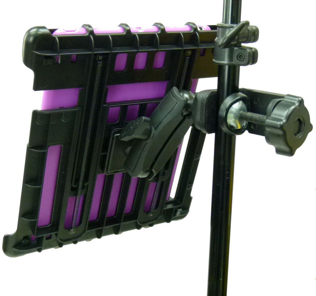 BuyBits Music - Microphone Stand Tablet Clamp Mount Holder for iPad Air (sku 33138)