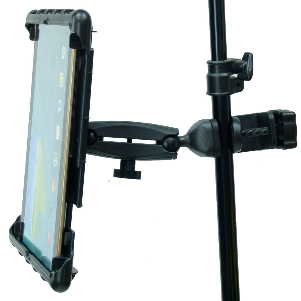 Music - Microphone Stand Tablet Clamp Mount Holder for Acer Iconia ONE 10.1 (sku 33156)