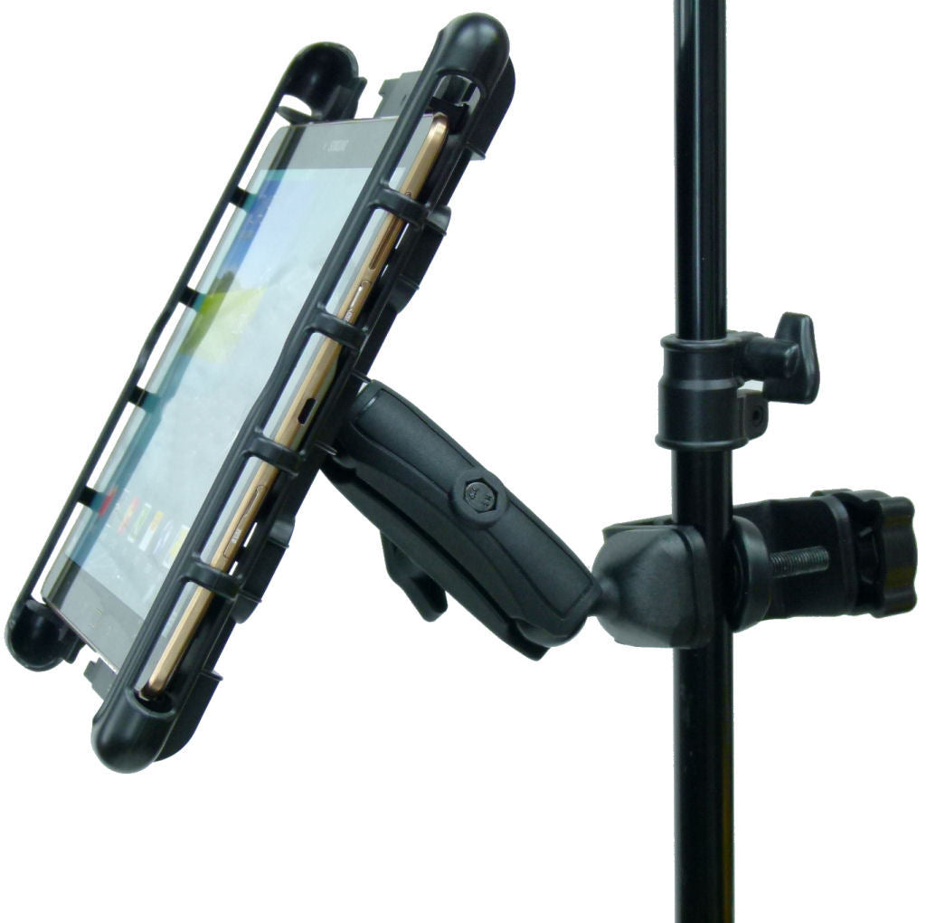 Music - Microphone Stand Tablet Clamp Mount Holder for Acer Iconia ONE 10.1 (sku 33156)