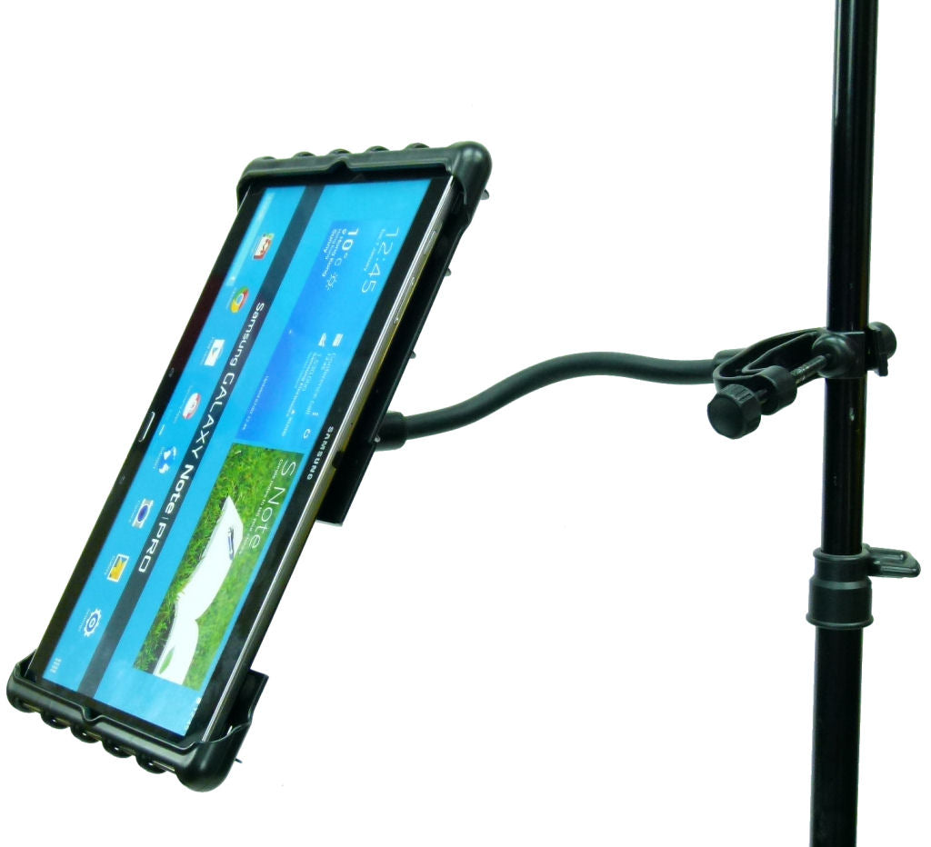 Lightweight Music - Microphone Stand Tablet Mount for Samsung Galaxy Note PRO 12.2 (sku 33184)