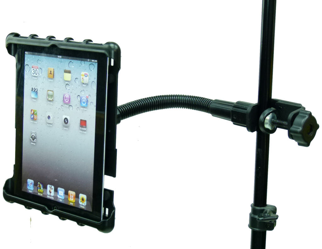 Heavy Duty Music - Mic Stand Tablet Holder for iPad 4 (sku 33281)