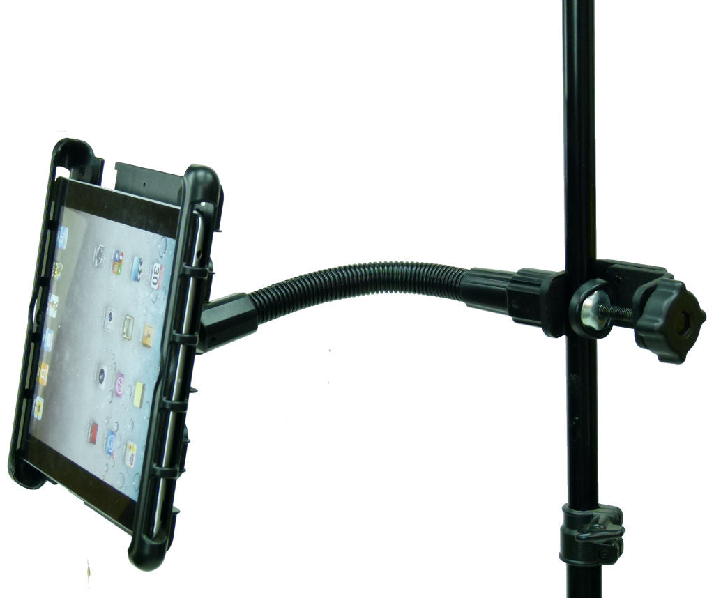 Heavy Duty Music - Mic Stand Tablet Holder for iPad 4 (sku 33281)