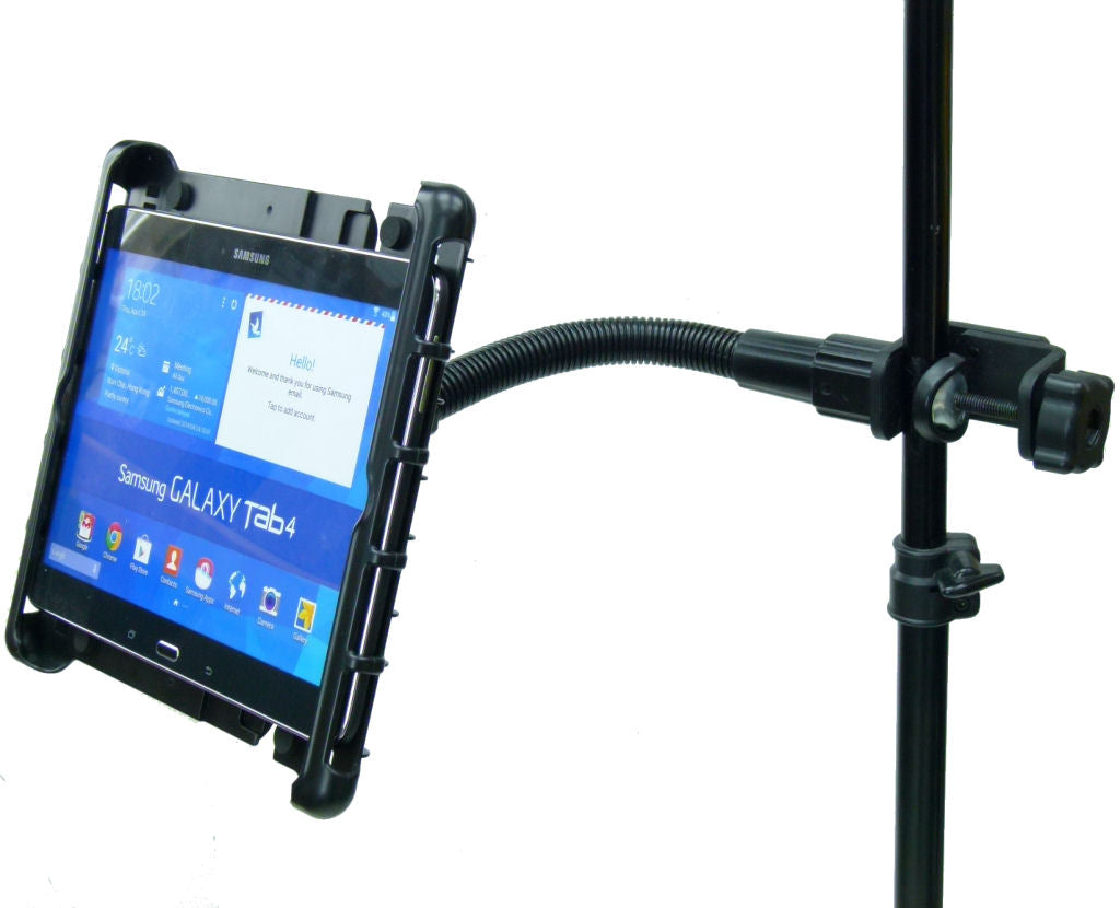 Heavy Duty Music - Mic Stand Tablet Holder for Samsung Galaxy Tab 4 (sku 33285)