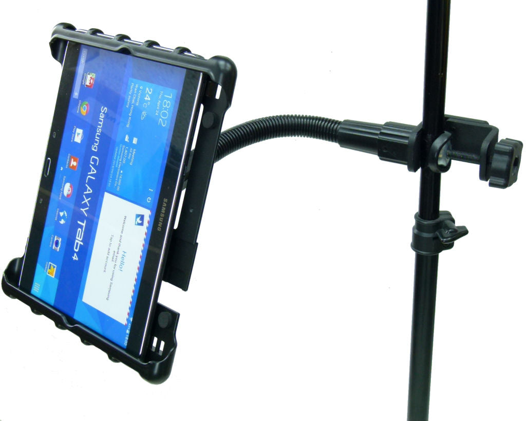 Heavy Duty Music - Mic Stand Tablet Holder for Samsung Galaxy Tab 4 (sku 33285)
